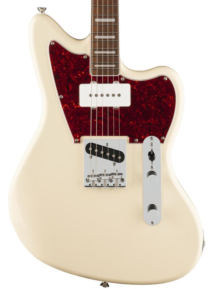 Guitare électrique rétro rock Squier Paranormal Offset Telecaster SJ - Olympic white