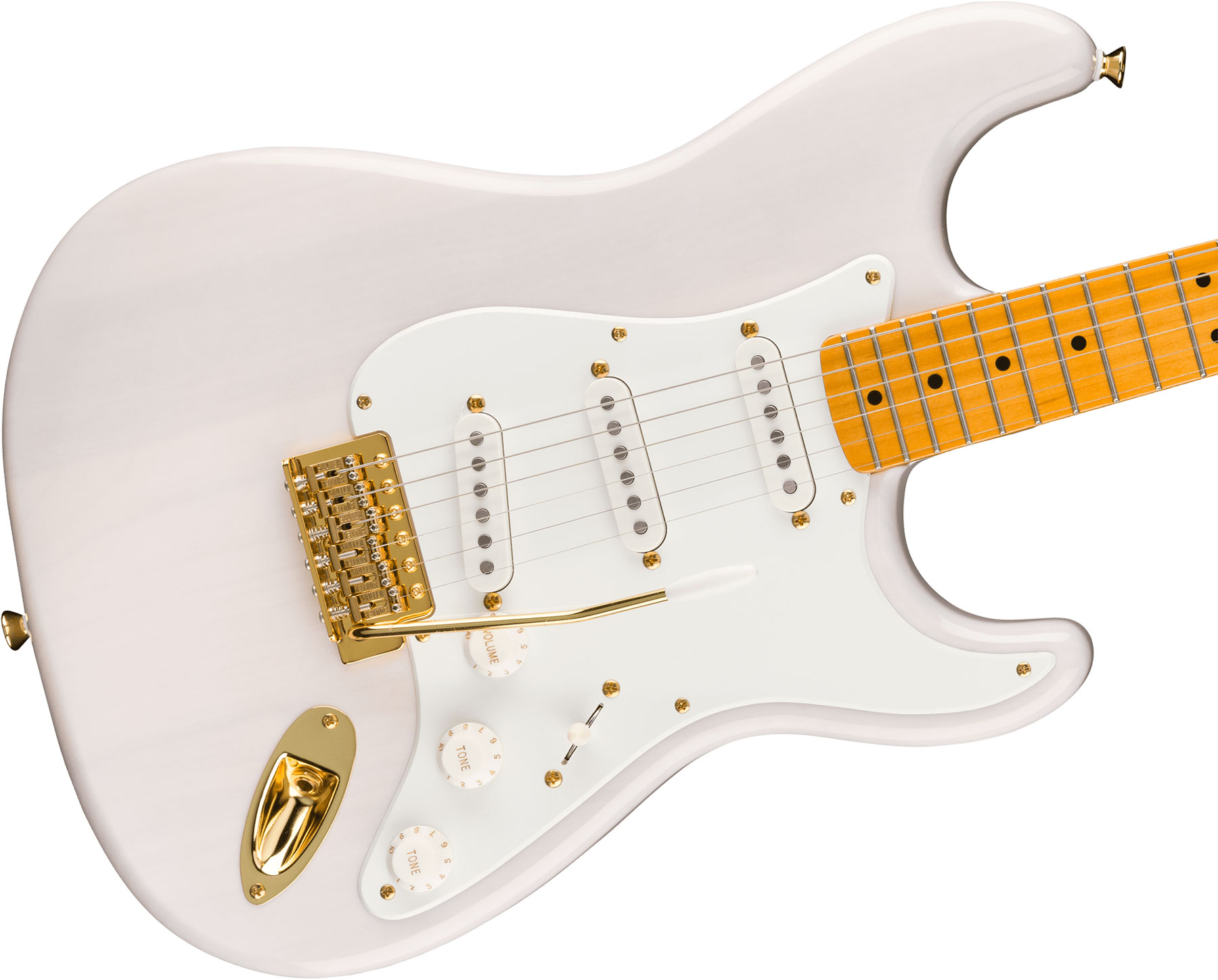 Squier Strat Classic Vibe '50s Fsr Ltd 3s Trem Mn - White Blonde - Guitare Électrique Forme Str - Variation 2