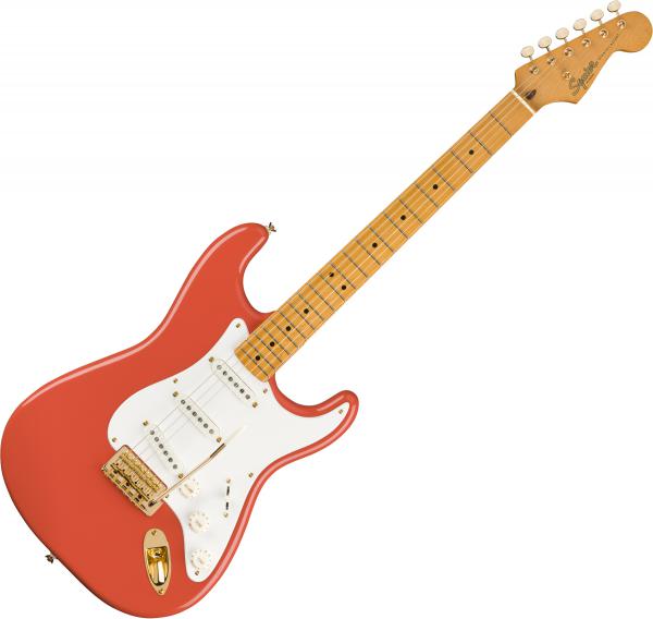 Squier Classic Vibe '50s Stratocaster FSR Ltd - fiesta red with gold  hardware Str shape electric guitar