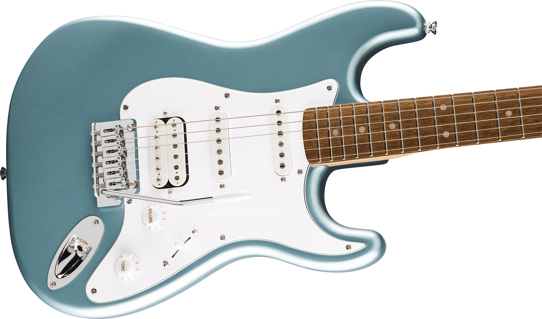 Squier Strat Jr Hss Affinity Ss Trem Lau - Ice Blue Metallic - Guitare Électrique Forme Str - Variation 2