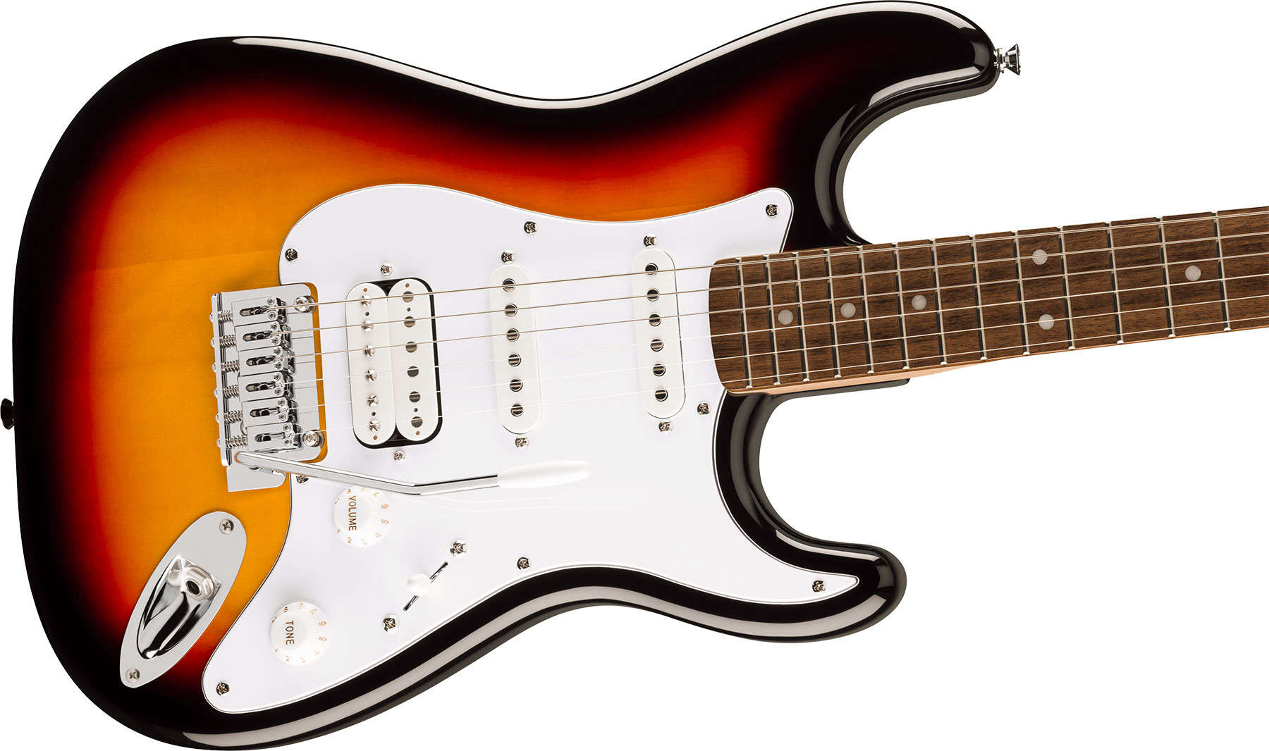 Squier Strat Jr Hss Affinity Ss Trem Lau - 3-color Sunburst - Guitare Électrique Forme Str - Variation 2