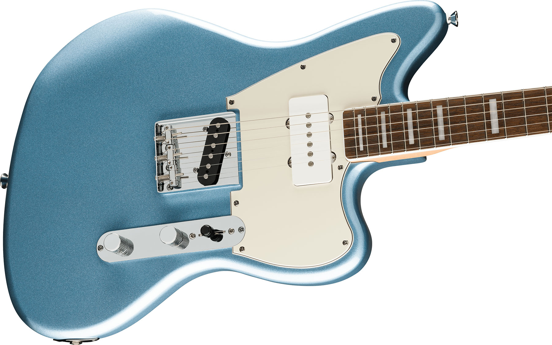 Squier Tele Sj Offset Paranormal 2s Ht Lau - Ice Blue Metallic - Guitare Électrique RÉtro Rock - Variation 2