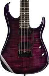 Guitare électrique signature Sterling by musicman John Petrucci JP157DFM Dimarzio 7-String - Purple nebula