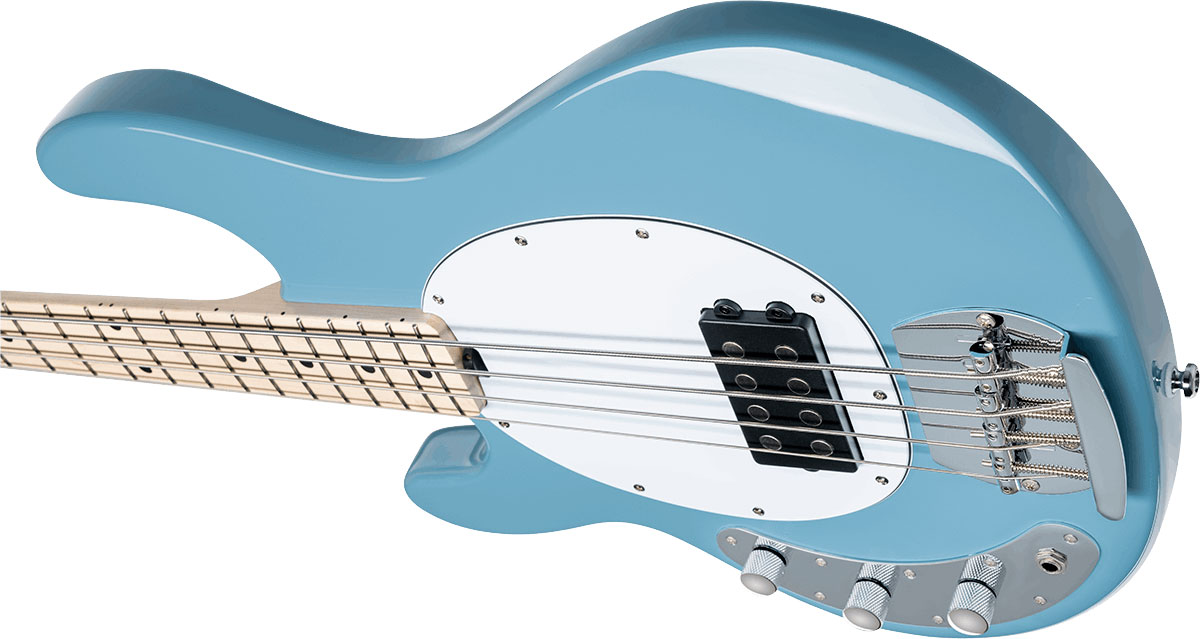 Sterling By Musicman Stingray Ray4h Lh 4c Gaucher Active Mn - Chopper Blue - Basse Électrique Solid Body - Variation 2