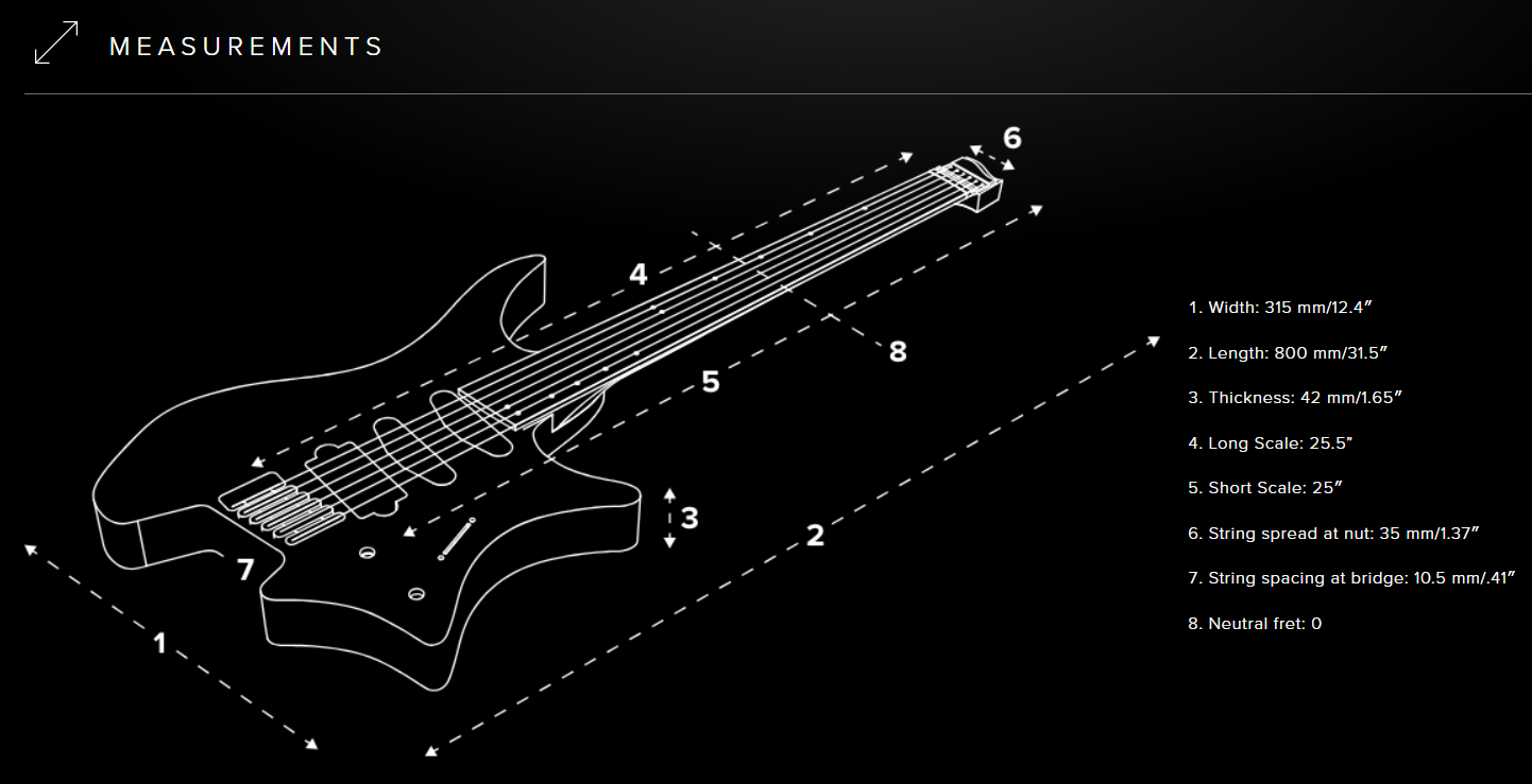 Strandberg Boden Classic Nx 6c Tremolo Multiscale Hss Rw - Black - Guitare Électrique Multi-scale - Variation 5