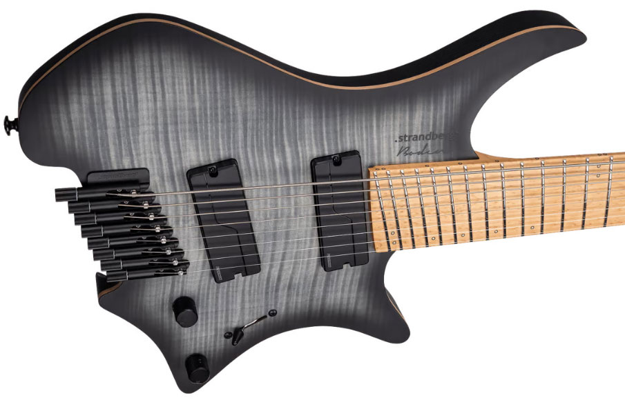 Strandberg Boden Original Nx 8c Multiscale 2h Fishman Fluence Modern Ht Mn - Charcoal Black - Guitare Électrique Multi-scale - Variation 2