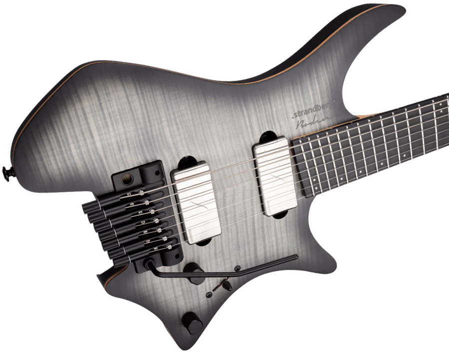 Strandberg Boden Prog Nx 7c Multiscale 2h Fishman Fluence Modern Trem Mn - Charcoal Black - Guitare Électrique Multi-scale - Variation 3