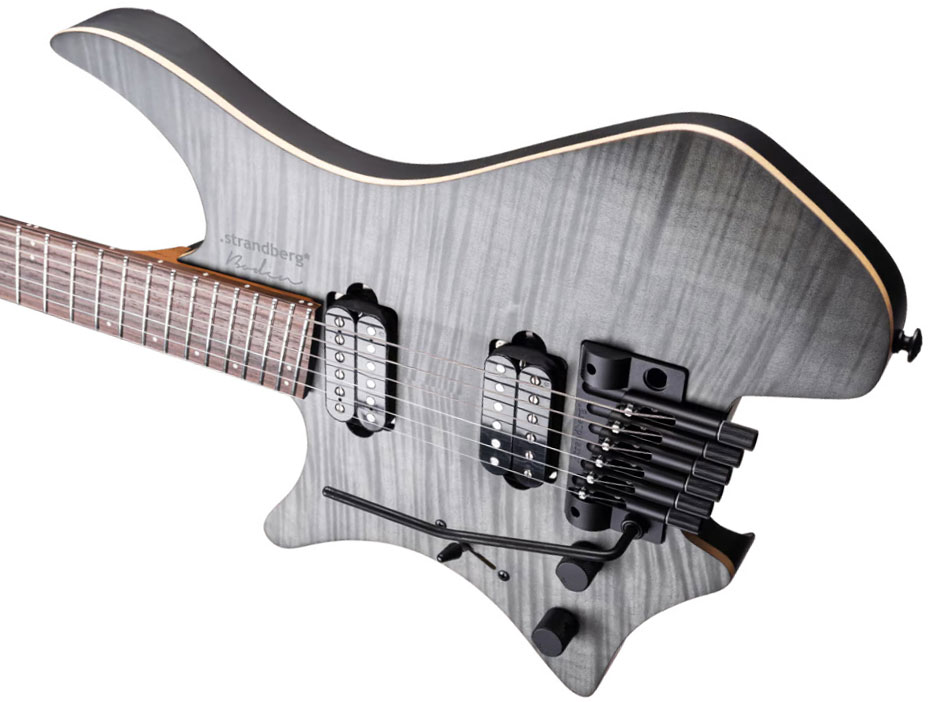 Strandberg Boden Standard Nx 6 Tremolo Lh Gaucher Multiscale 2h Trem Rw - Charcoal - Guitare Électrique Multi-scale - Variation 6