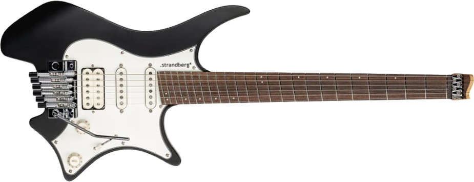 Strandberg Boden Classic Nx 6c Tremolo Multiscale Hss Rw - Black - Guitare Électrique Multi-scale - Main picture