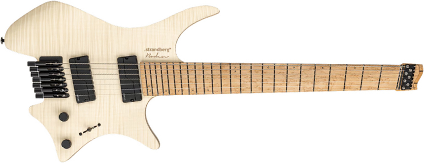 Strandberg Boden Original Nx 7c Multiscale 2h Fishman Fluence Modern Ht Mn - Natural Flame - Guitare Électrique Multi-scale - Main picture