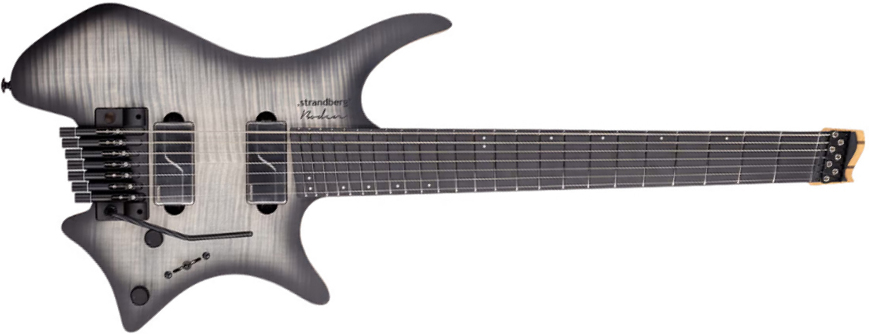 Strandberg Boden Prog Nx 7c Multiscale 2h Fishman Fluence Modern Trem Mn - Charcoal Black - Guitare Électrique Multi-scale - Main picture