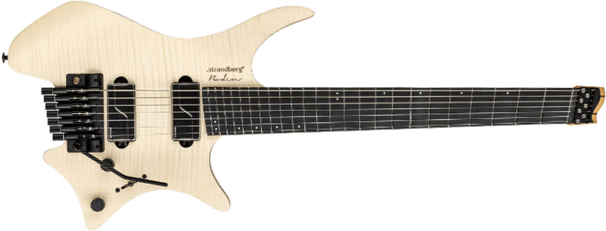 Strandberg Boden Prog Nx 7c Multiscale 2h Fishman Fluence Modern Trem Mn - Natural Flame - Guitare Électrique Multi-scale - Main picture