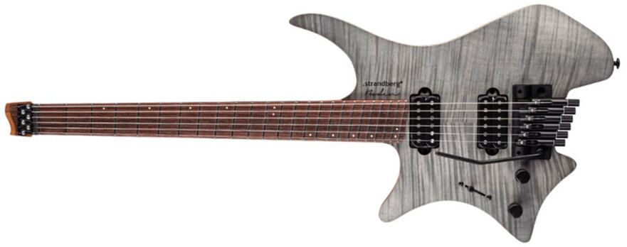 Strandberg Boden Standard Nx 6 Tremolo Lh Gaucher Multiscale 2h Trem Rw - Charcoal - Guitare Électrique Multi-scale - Main picture