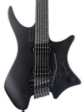 Guitare électrique multi-scale Strandberg Boden Metal NX 6 Tremolo - Black Granite