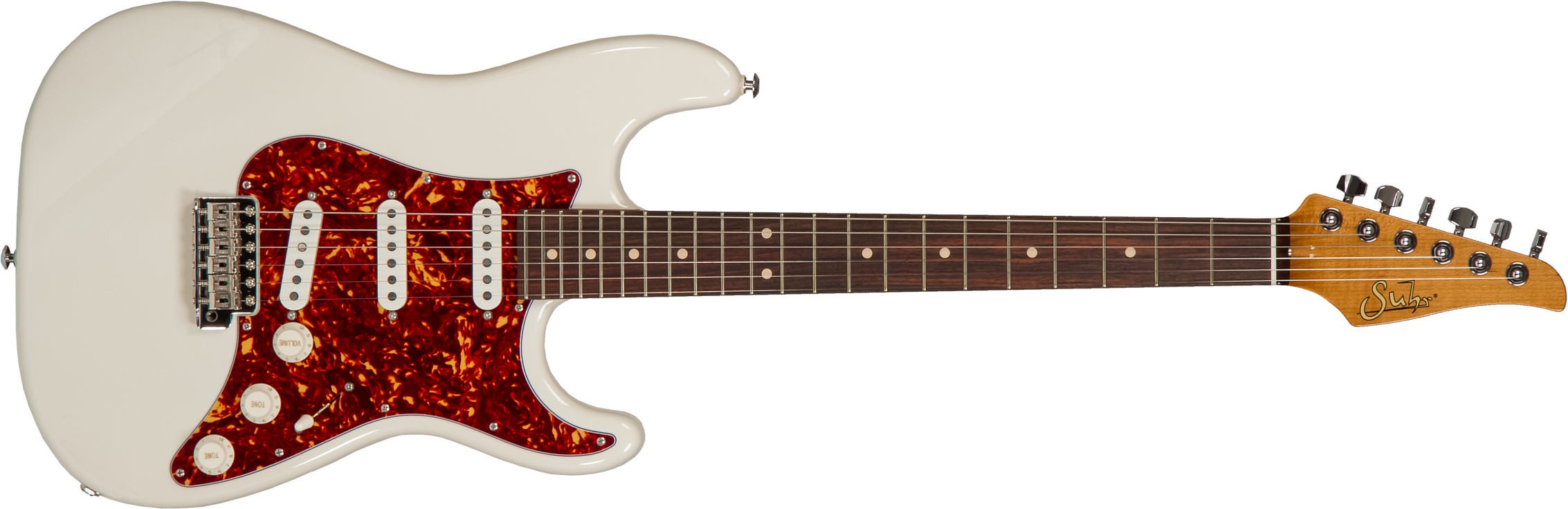 Suhr Scott Henderson Classic S 01-sig-0009 Signature 3s Trem Rw - Olympic White - Guitare Électrique Signature - Main picture