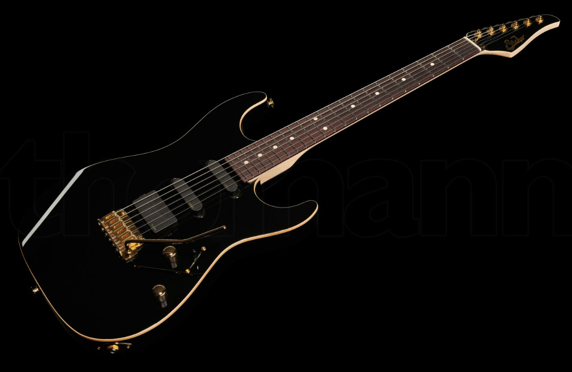 Suhr Standard Legacy 01-ltd-0032 Hss Emg Fr Rw - Black - Guitare Électrique Forme Str - Variation 1