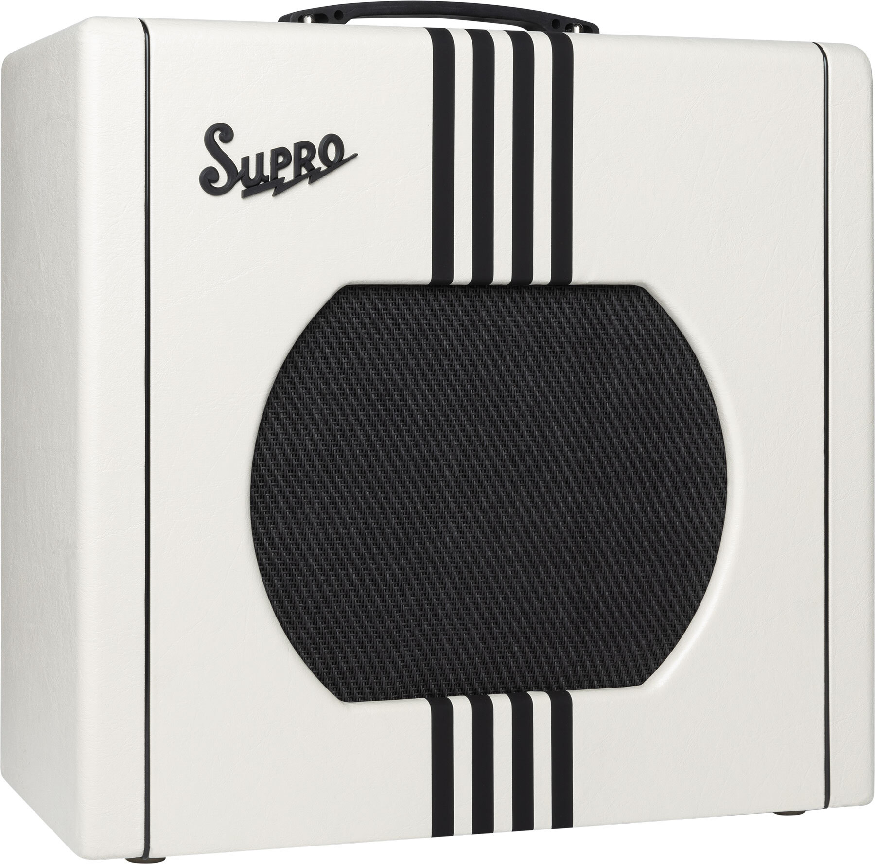 Supro Delta King 12 Combo 15w 1x12 Ivory/black - Ampli Guitare Électrique Combo - Main picture