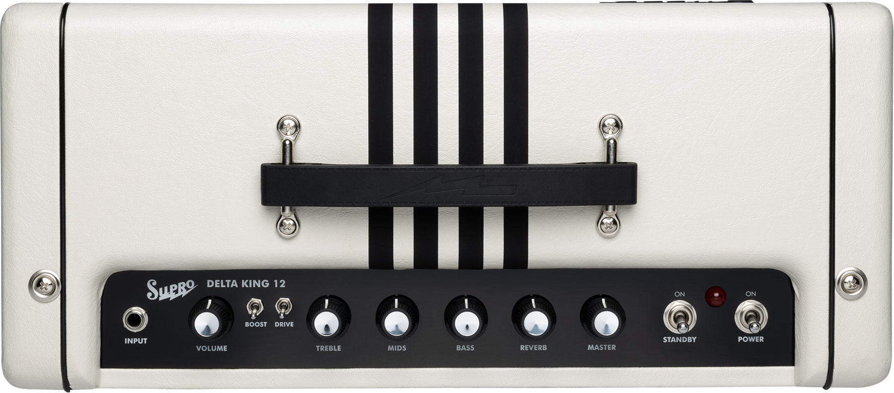 Supro Delta King 12 Combo 15w 1x12 Ivory/black - Ampli Guitare Électrique Combo - Variation 2