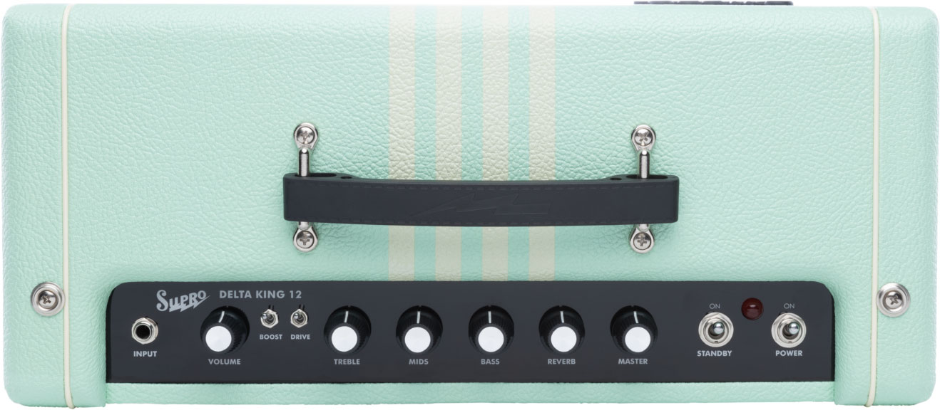 Supro Delta King 12 Combo 15w 1x12 Seafoam Green - Ampli Guitare Électrique Combo - Variation 2