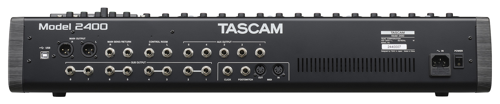 Tascam Model 2400 - Table De Mixage Analogique - Variation 6