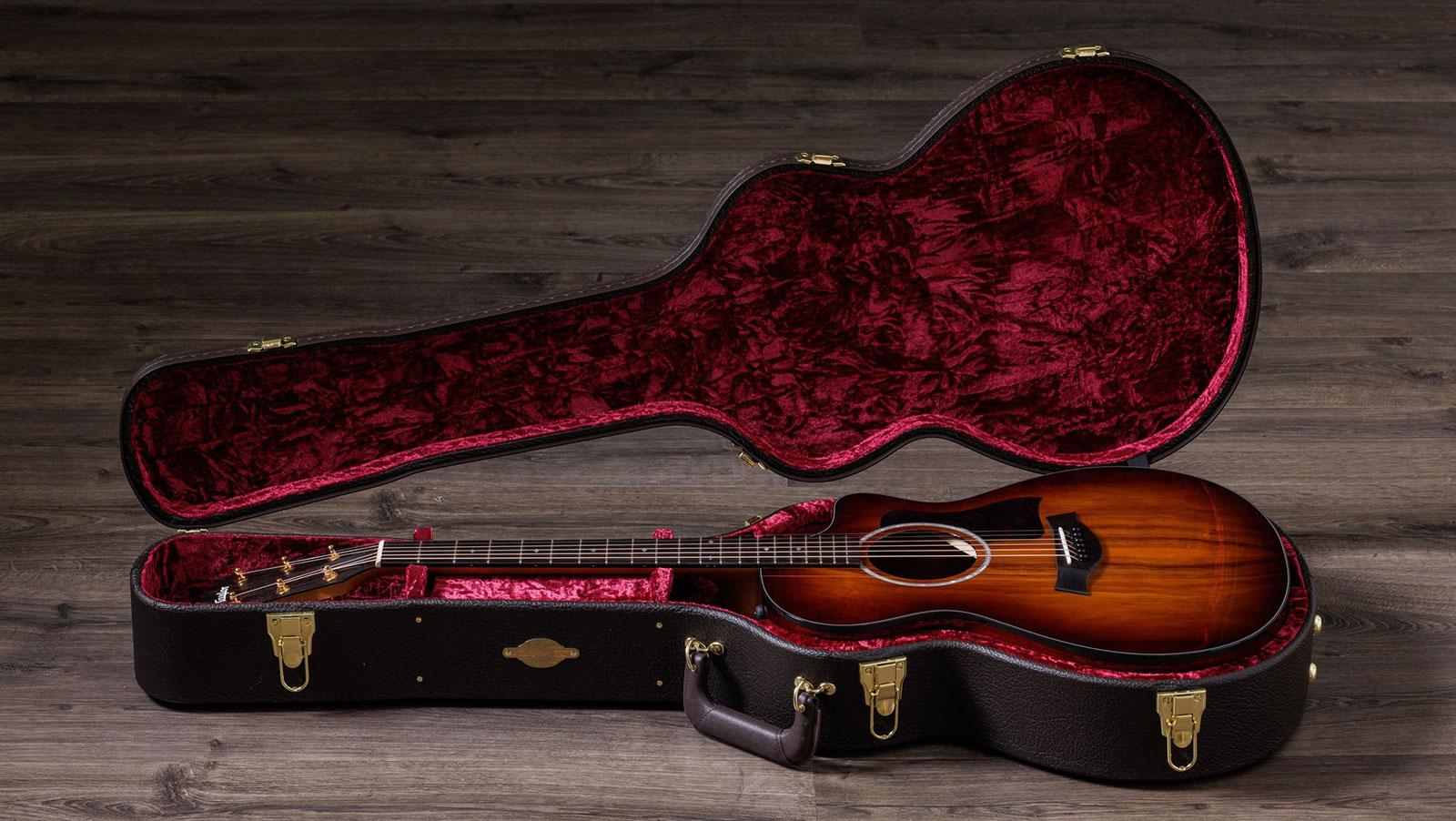 Taylor 222ce-k Dlx Grand Concert Cw Tout Koa Eb Es2 - Shaded Edgeburst - Guitare Electro Acoustique - Variation 5