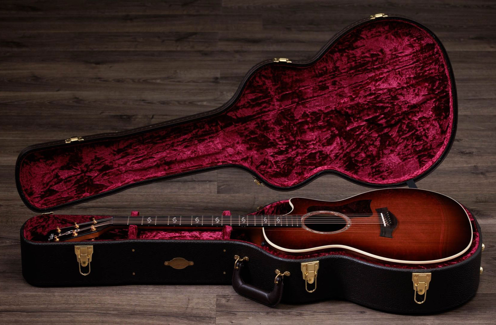 Taylor 414ce 50th Anniversary Special Ed. Grand Auditorium Cw Sinker Redwood Palissandre Eb Es2 - Shaded Edgeburst - Guitare Folk - Variation 9