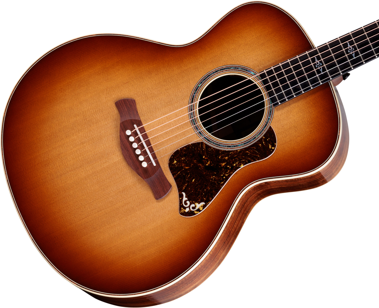 Taylor 814e Koa Gold Label Super Auditorium Cw Epicea Koa Eb Lr Baggs - Sunburst - Guitare Folk - Variation 2