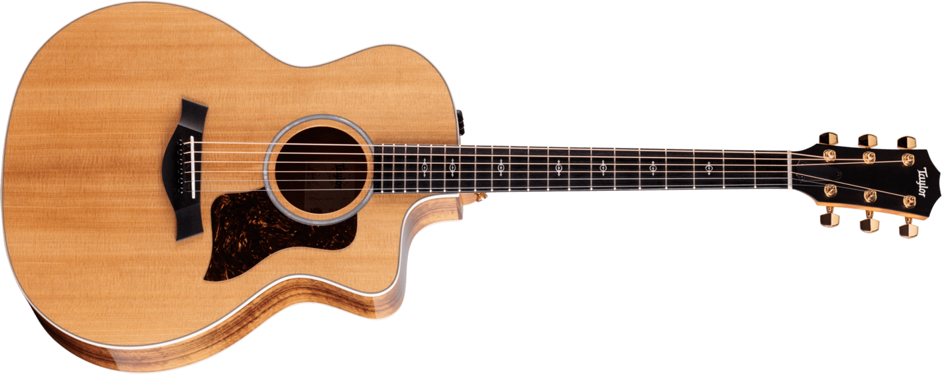 Taylor 214ce-k Dlx Grand Auditorium Cw Epicea Koa Eb Es2 - Natural - Guitare Folk - Main picture