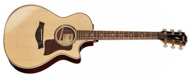 Taylor 812ce 12-fret Dlx V-class 2019 Grand Concert Cw Epicea Palissandre Eb Es2 - Natural - Guitare Folk - Main picture