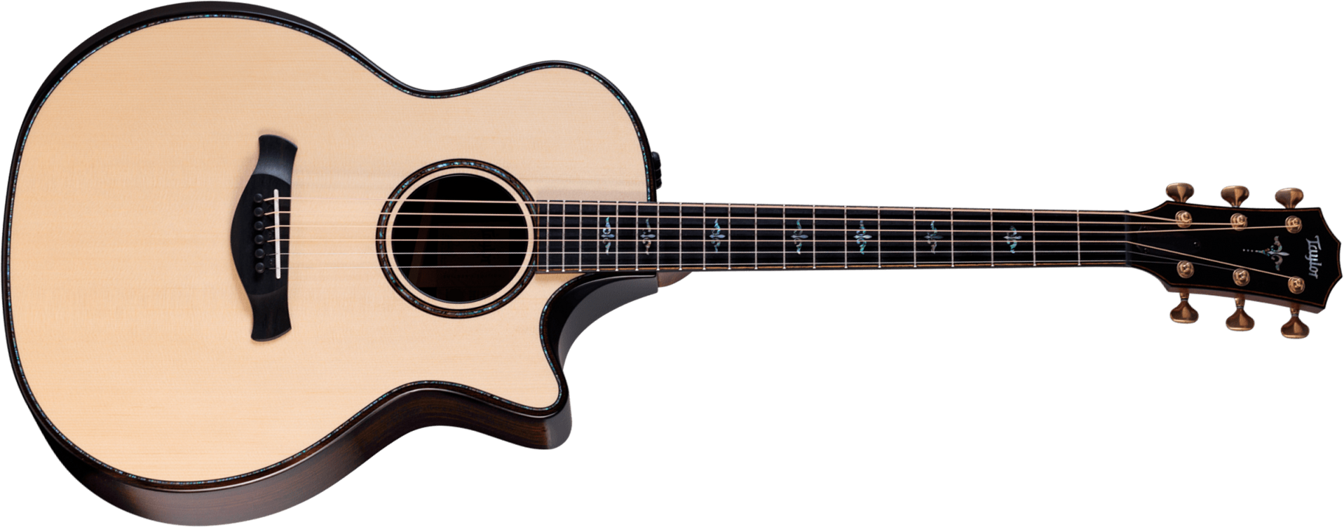 Taylor 914ce Builder's Edition Grand Auditorium Cw Epicea Palissandre Eb Es2 - Natural Silent Satin - Guitare Folk - Main picture