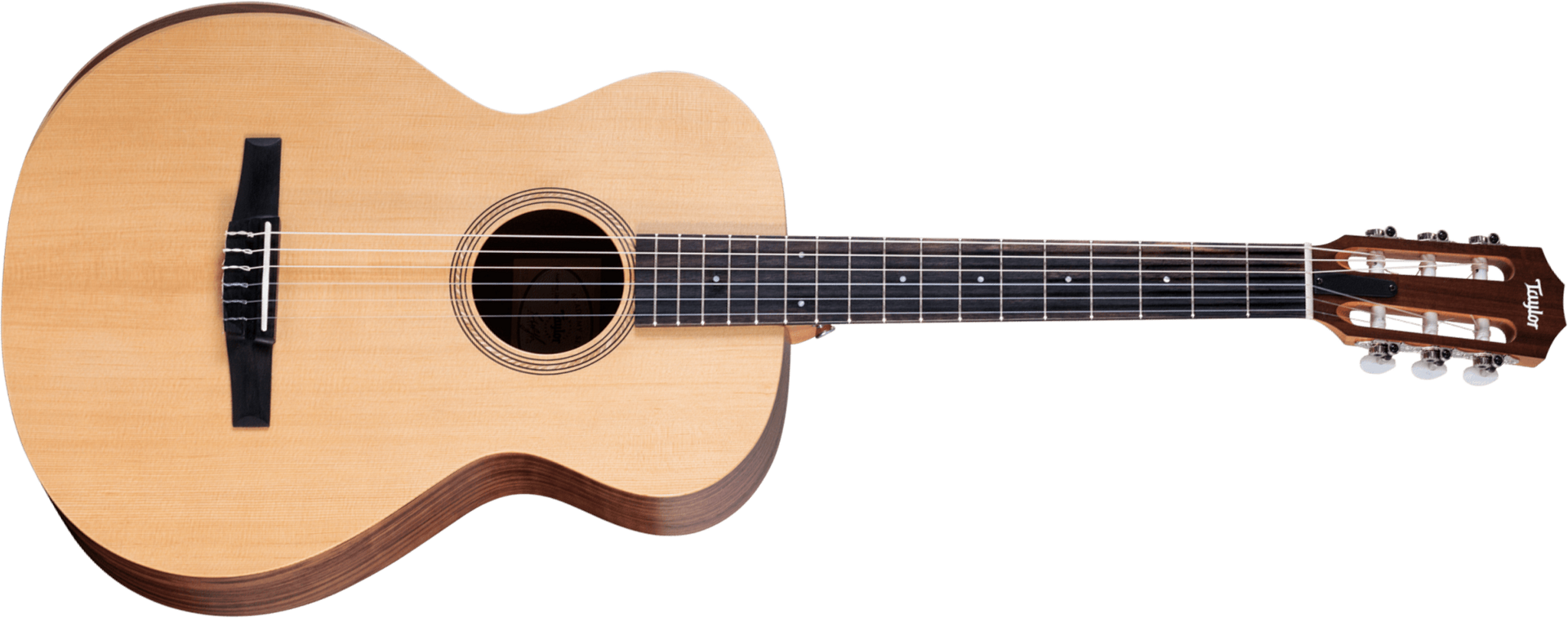 Taylor Academy 12e-n 2024 Grand Concert Epicea Noyer Eb Esb - Natural Matte - Guitare Classique Format 4/4 - Main picture