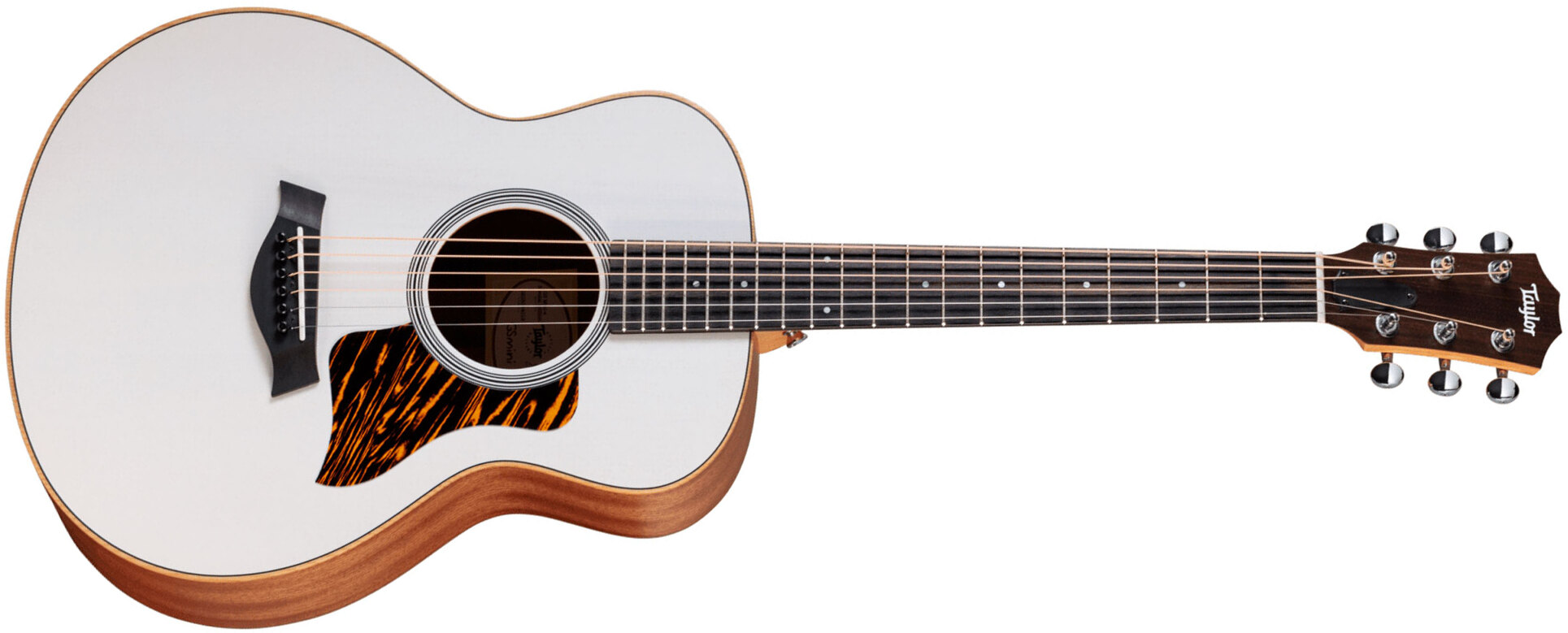 Taylor Gs Mini-e Special Edition Epicea Sapele Eb Esb - Trans White - Guitare Folk - Main picture