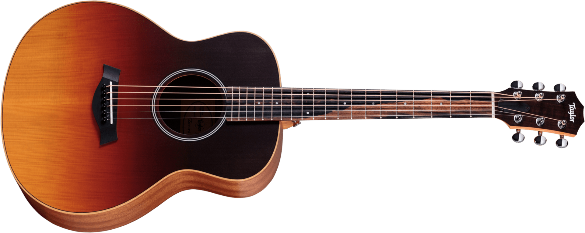 Taylor Gs Mini-e Special Edition Shsc Epicea Sapele Eb Esb - Sunset Fade - Guitare Folk - Main picture