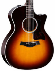 Guitare folk Taylor 454ce-R 12-String - tobacco sunburst