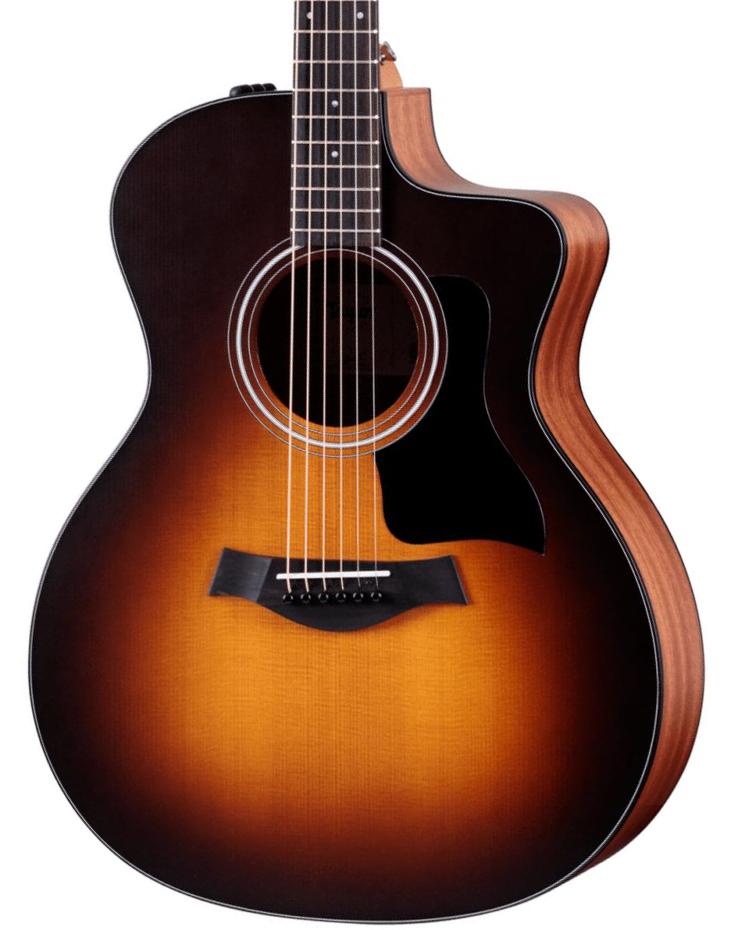 Guitare folk Taylor 114ce-SB Sapele Special Edition - Satin sunburst top