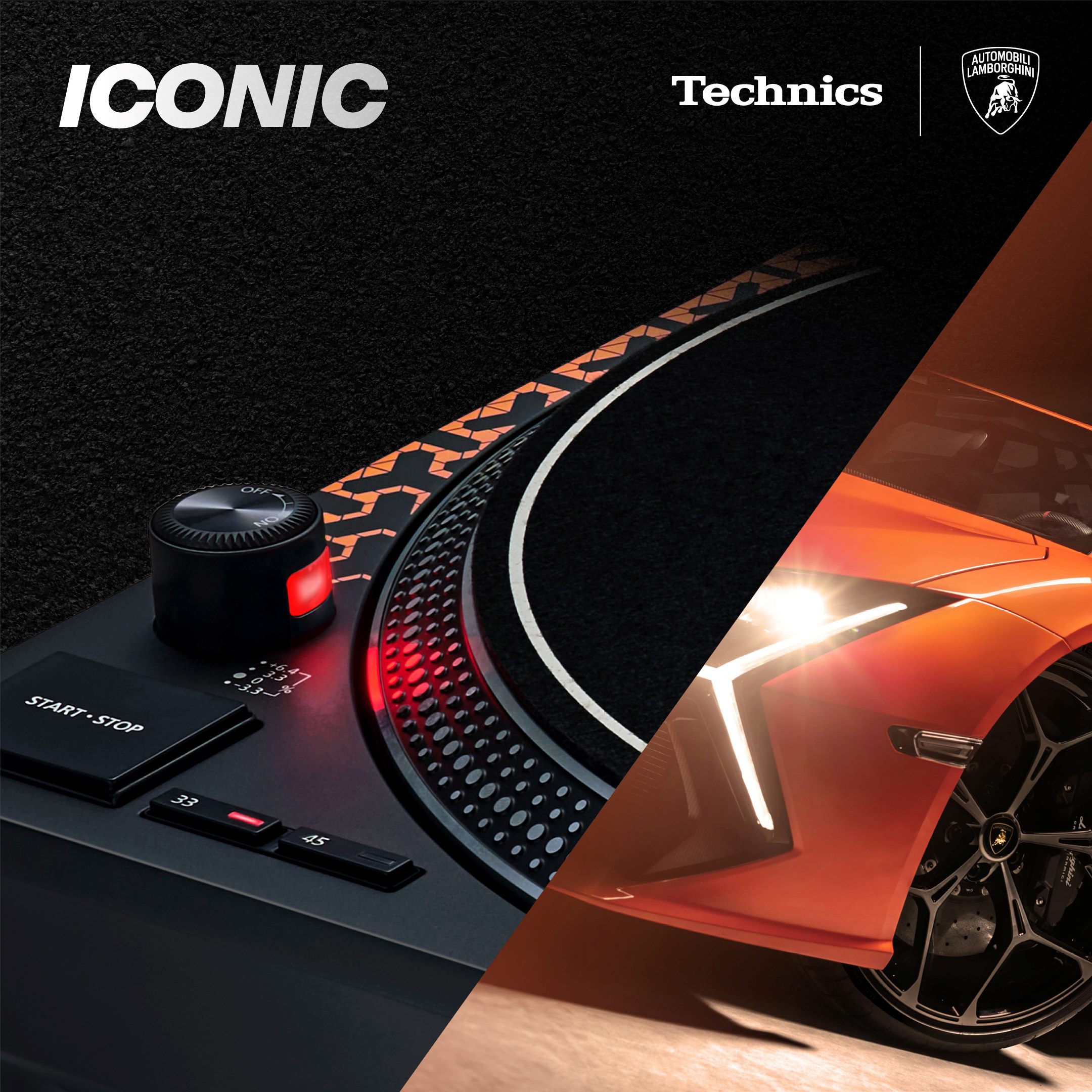 Technics Sl-1200m7b Orange Lamborghini - Platine Vinyle - Variation 2