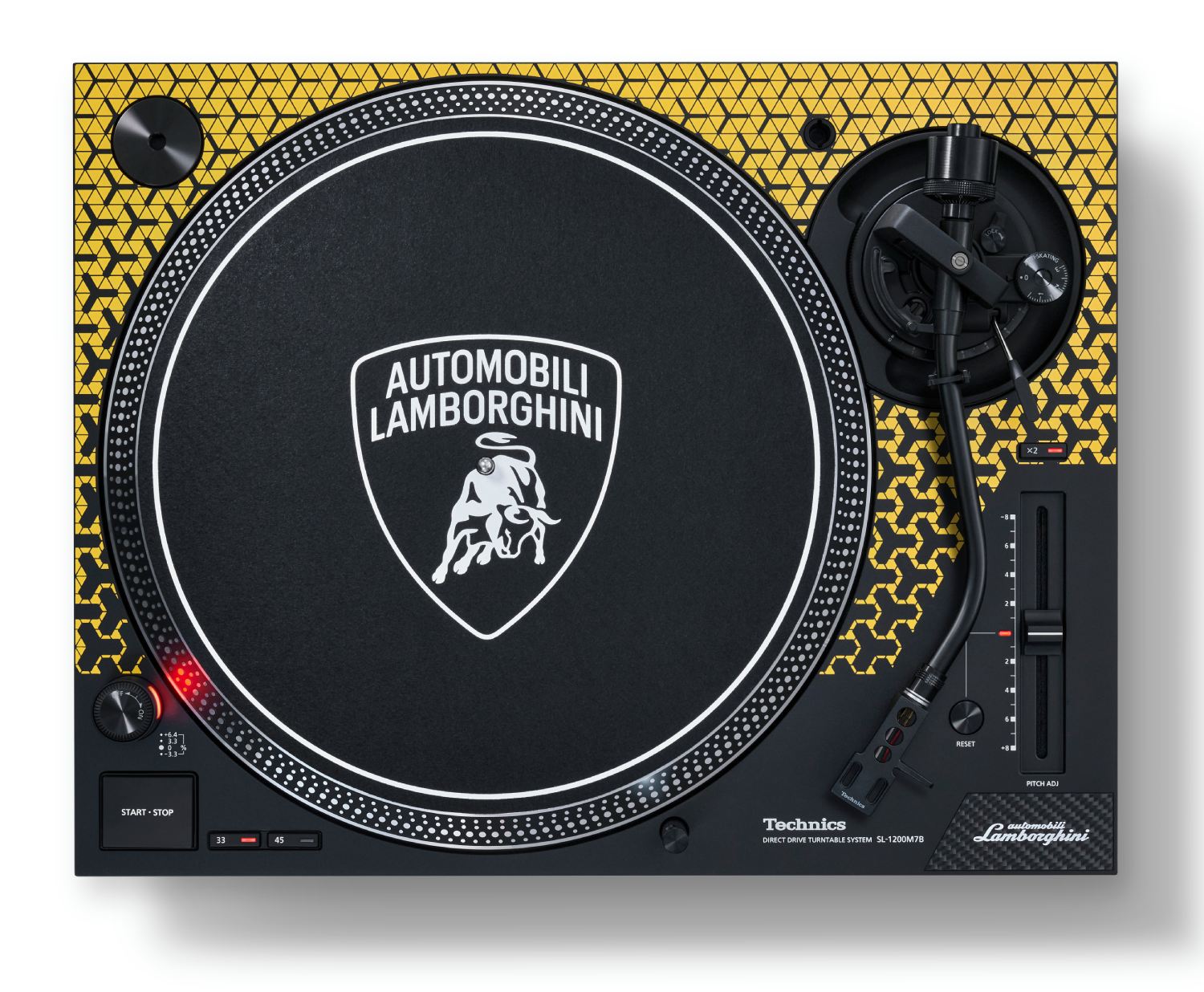 Technics Sl-1200m7b Yellow Lamborghini - Platine Vinyle - Variation 1