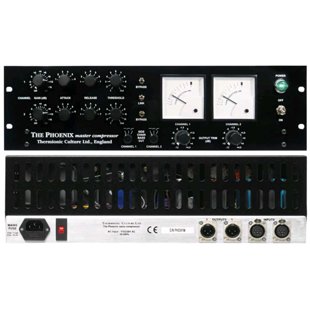 Thermionic Culture Phoenix Compresseur 2 Canaux Mastering Plus - Compresseur Limiteur Gate - Variation 1