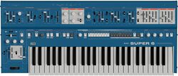 Synthétiseur Udo audio Super 6 ST49 Bleu