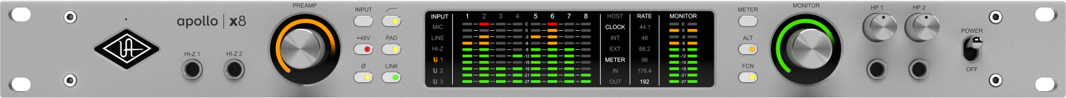 Universal Audio Apollo X8 Essentials+ - Carte Son Thunderbolt - Main picture