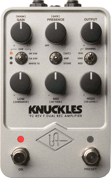 Universal Audio Uafx Knuckles '92 Rev F Dual Rec Amplifier - PÉdale Volume / Boost. / Expression - Main picture