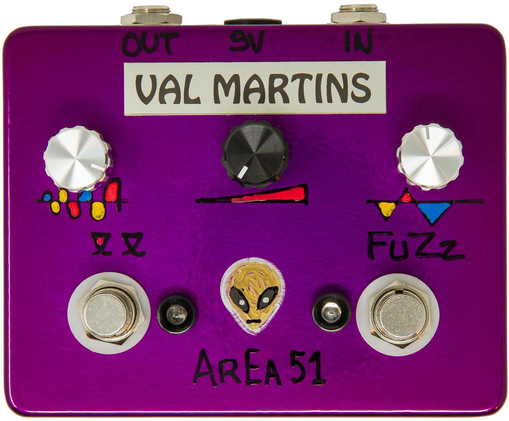 Pédale overdrive / distortion / fuzz Val martins Aera 51 Octafuzz