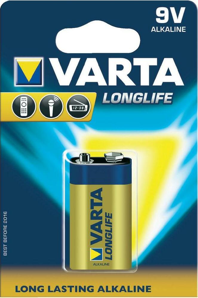 4122 9V Pile / accu / batterie Varta