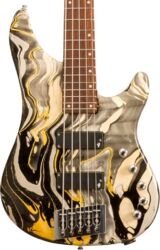 Basse électrique solid body Vigier Excess Original 5-String - Rock art