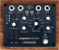 Pédale wah / filtre Vongon Paragraphs Stereo Resonant Lowpass Filter