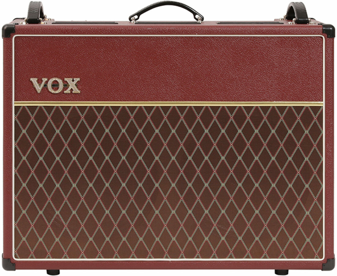 Vox Ac30c2 Limited Edition Maroon Bronco 30w 2x12 - Ampli Guitare Électrique Combo - Main picture