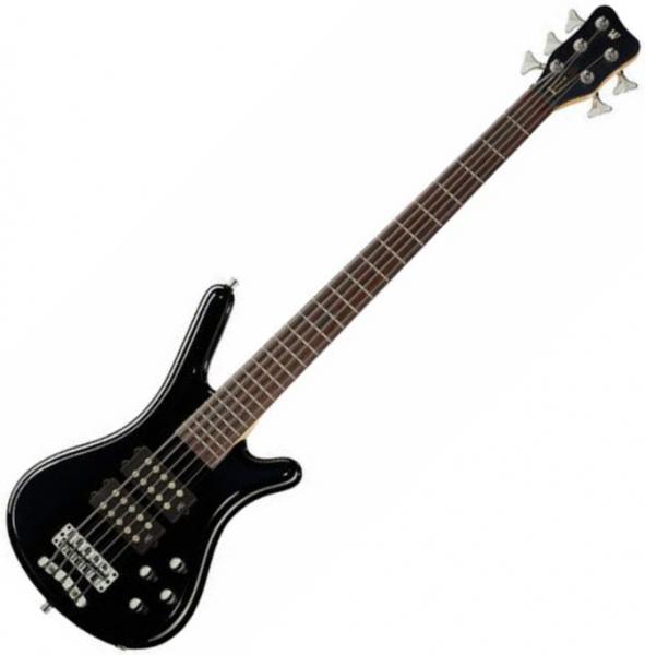 Warwick Rockbass Corvette 
 5-String - solid black Solid body electric bass