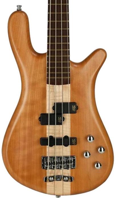 Basse électrique solid body Warwick Streamer Stage 1 Teambuilt Pro Series - Natural Transparent Satin