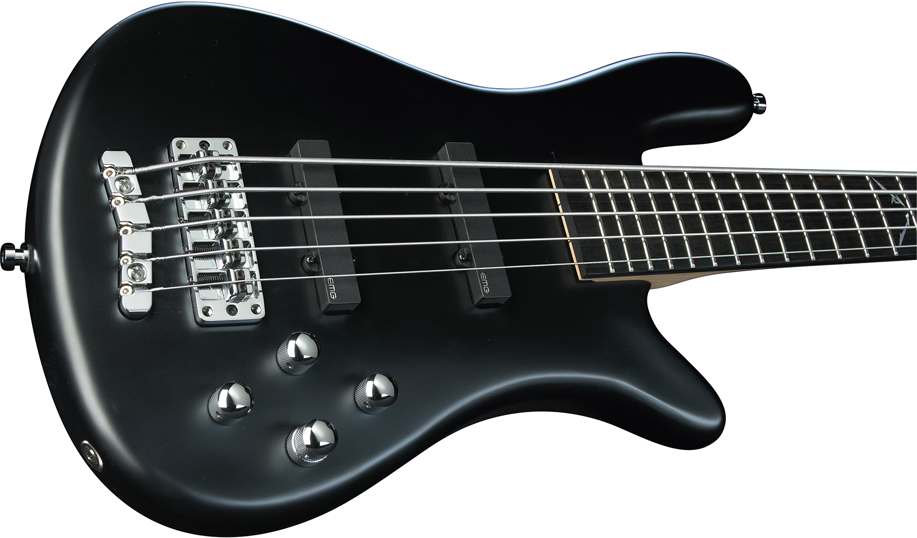 Warwick Robert Trujillo 5c Rockbass Signature Active Eb - Solid Black Satin - Basse Électrique Solid Body - Variation 2