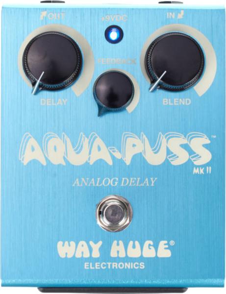 Pédale Reverb Delay Echo Way Huge Aqua Puss Analog Delay